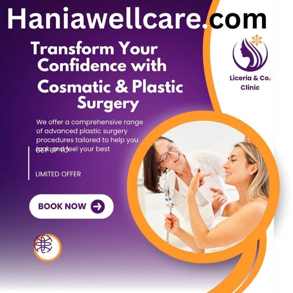 purple and orange modern plastic surgery instagram post