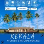 Blou en Bruin Tropiese Kerala Instagram Plasing